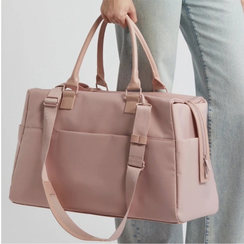 BEIS Pink Travel Duffel Bag